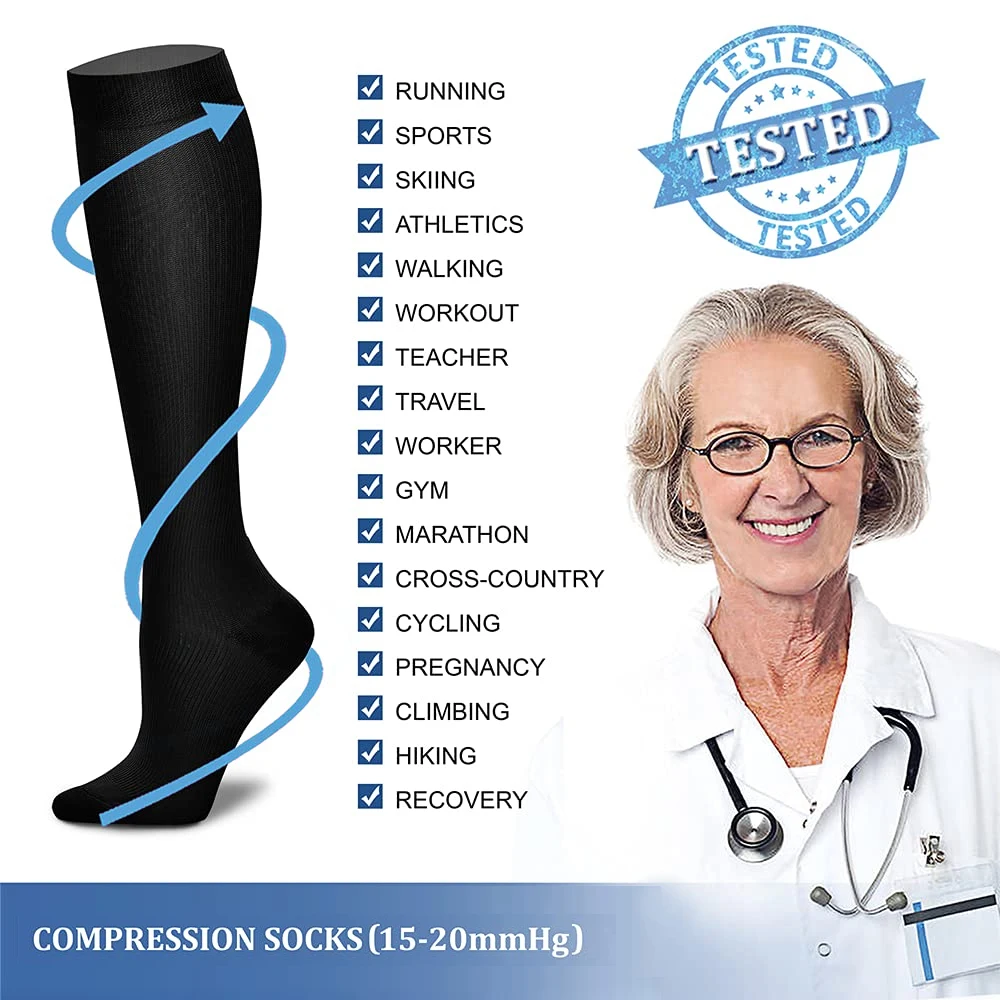 1 para damskich i męskich skar – Compression Sock Medical recenzja i cena