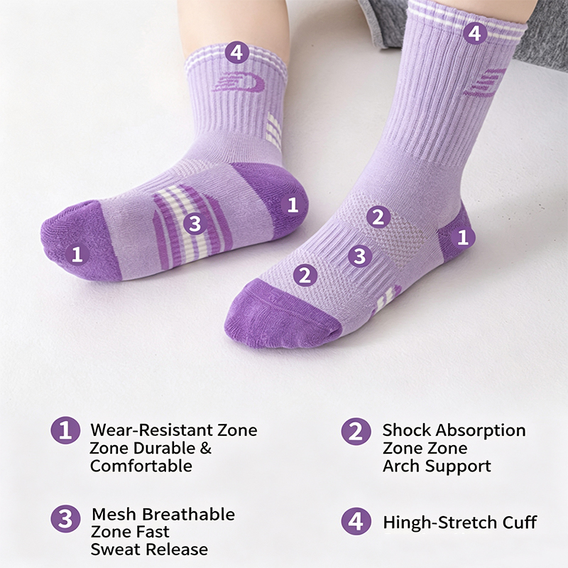 Zestaw 3 par dziecięcych skarp – Athletic Sock Cushion recenzja i cena